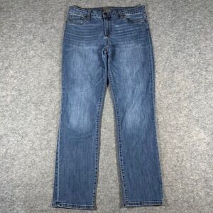 Kut from the Kloth Womens Blue Straight Leg Denim Jeans Size 10